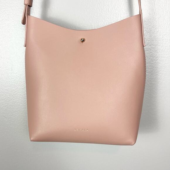 Samara Handbags - Samara Vegan Leather Shoulder Crossbody Bag Pink